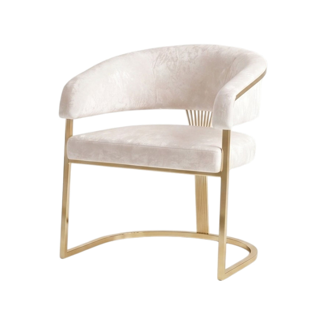Silla Sena | Estructura Acero Oro - Cromo