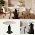 Mesa de Comedor Sevilla | Estructura Negra - Beige