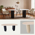 Mesa de Comedor Taylor | Estructura Negra - Beige