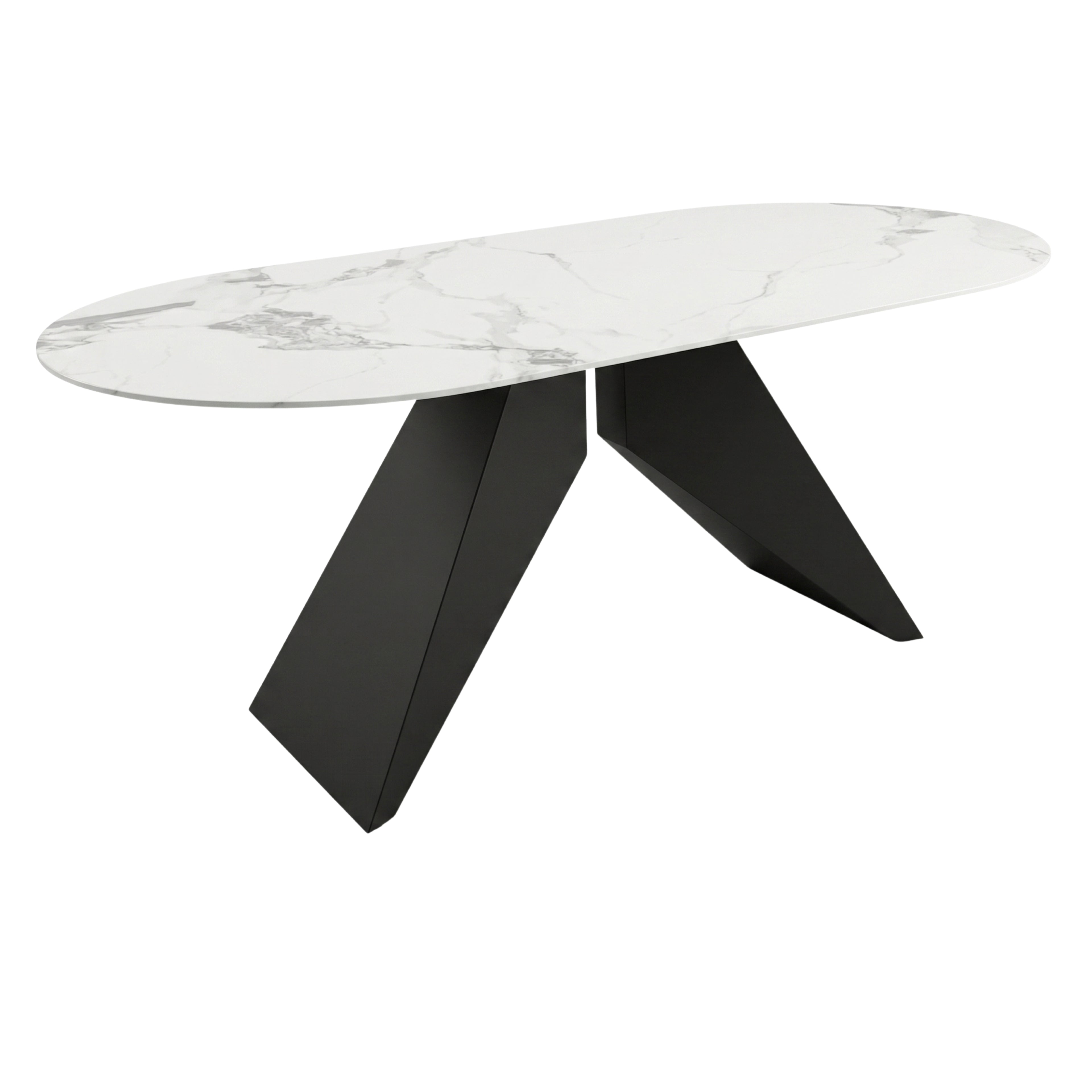 Mesa de Comedor Teide | Estructura Negra - Beige