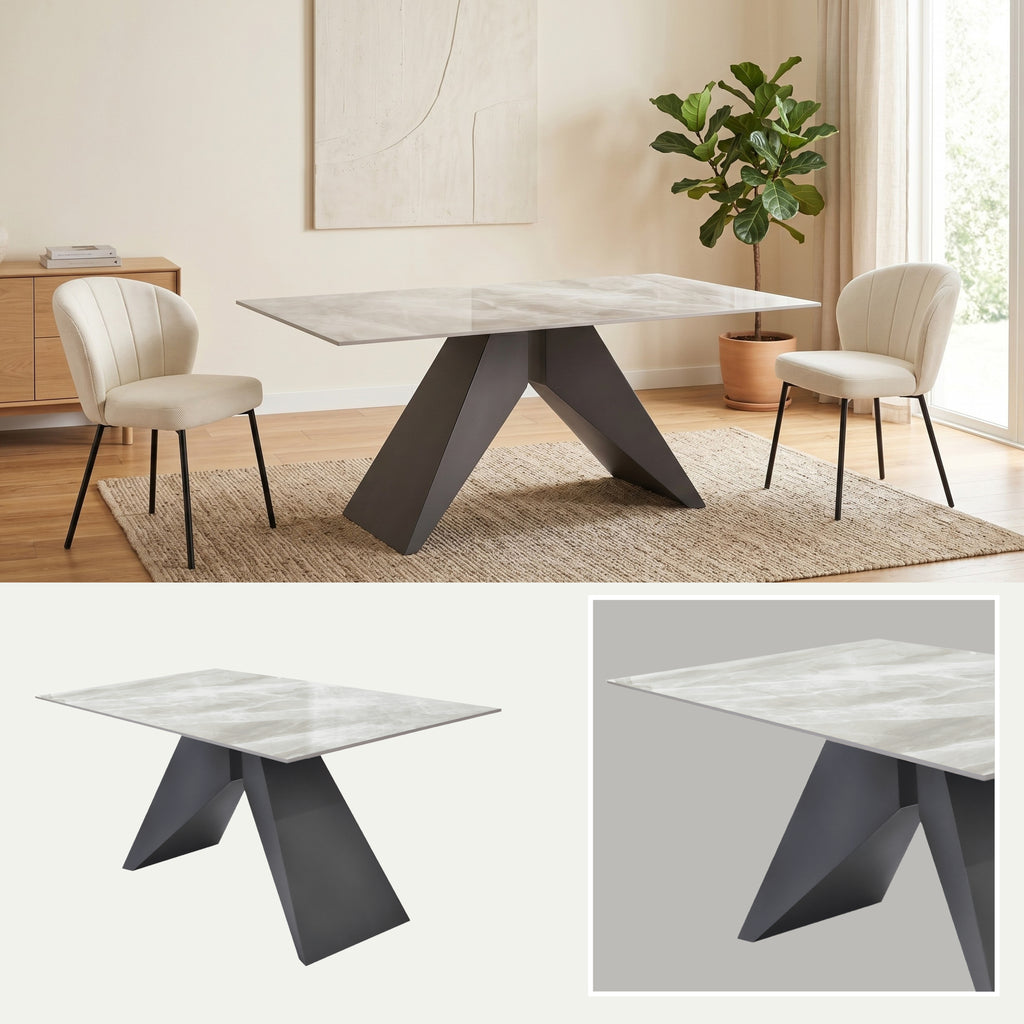 Mesa de Comedor Teide | Estructura Negra