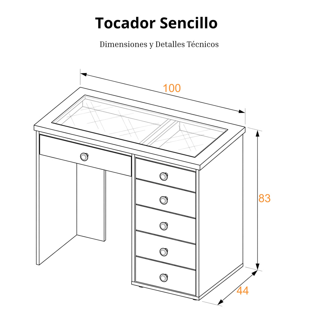 Tocador | Sencillo