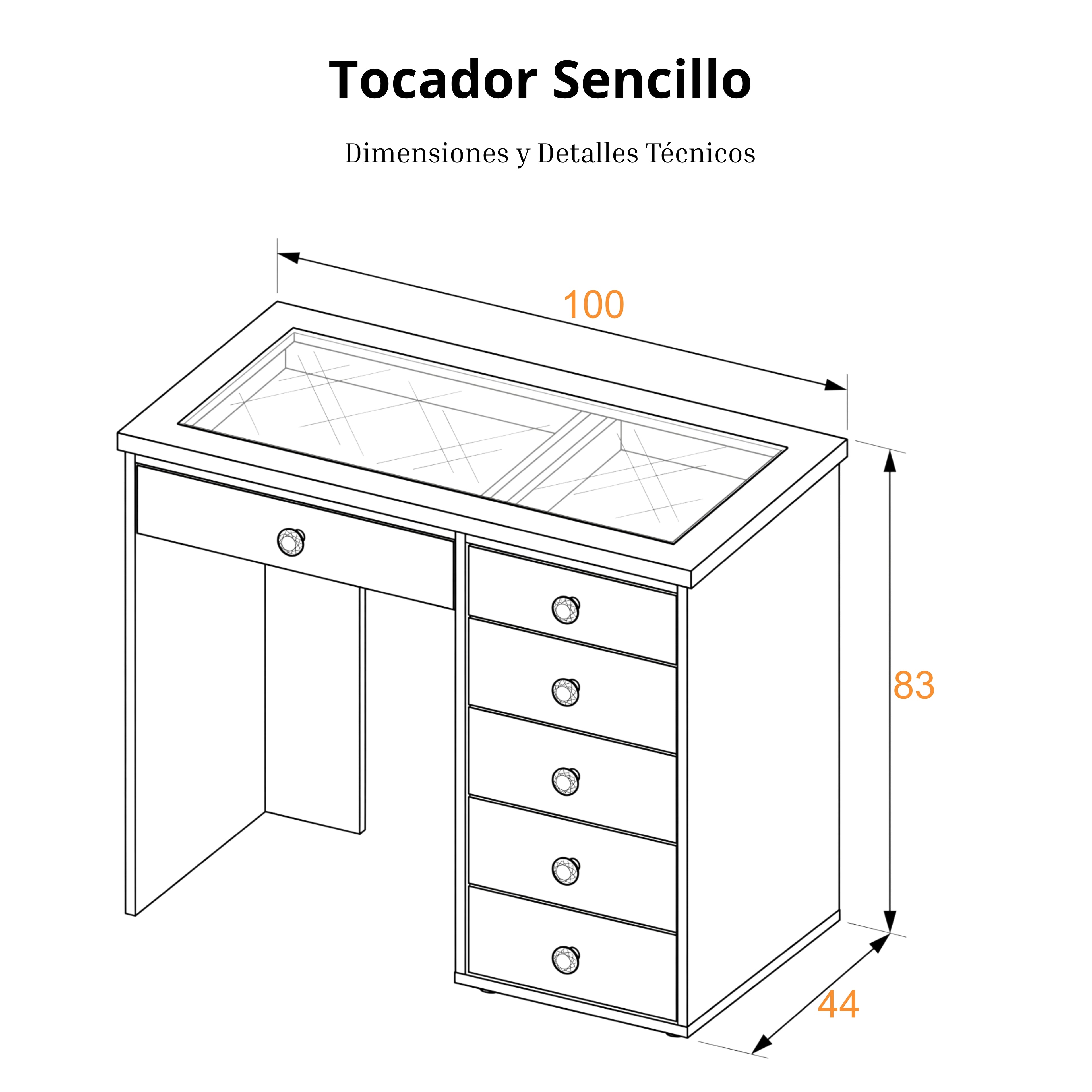 Tocador | Sencillo