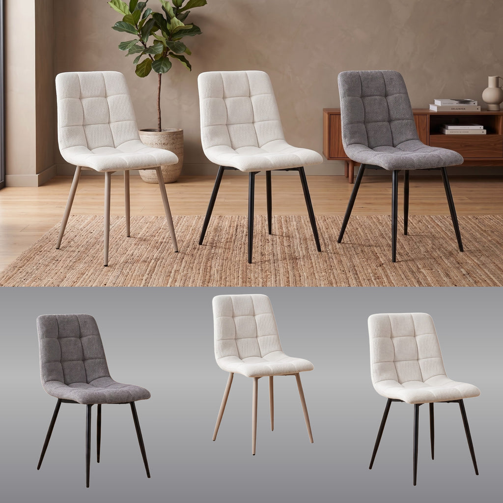 Silla Toulouse | Estructura Negra - Beige