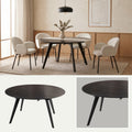 Mesa de Comedor Extensible Venecia | Estructura Negra