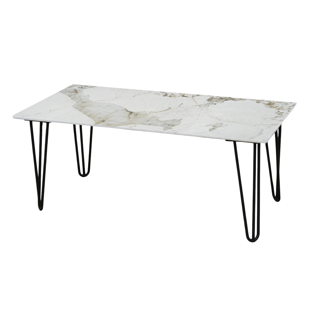 Mesa de Centro Vintaje | Estructura Negra